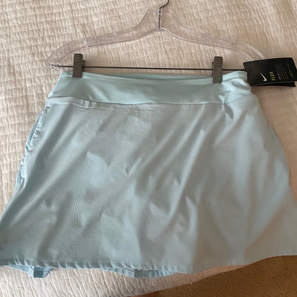 Nike baby blue tennis skirt